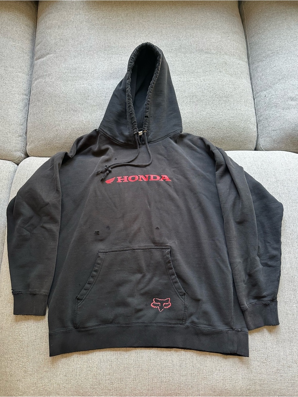 Y2K Fox Racing Honda Hoodie Men’s M